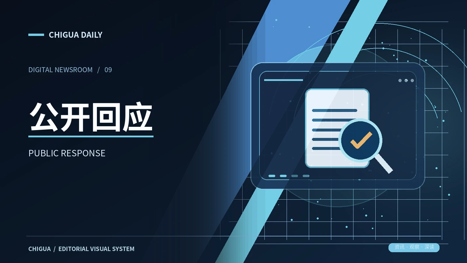 公开回应栏目视觉图