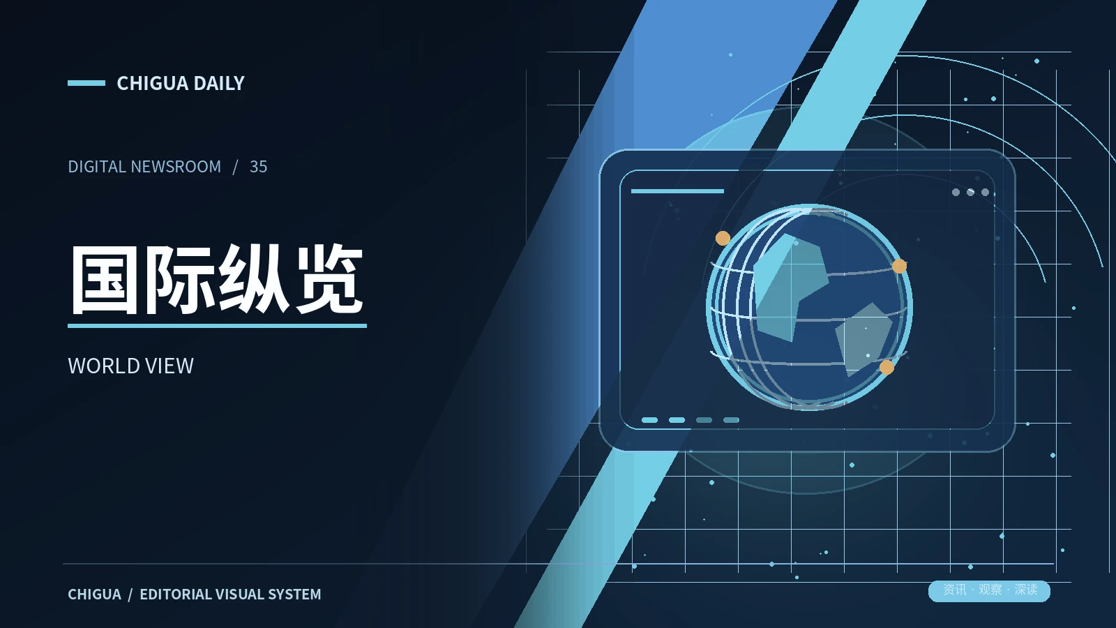 国际纵览栏目视觉图
